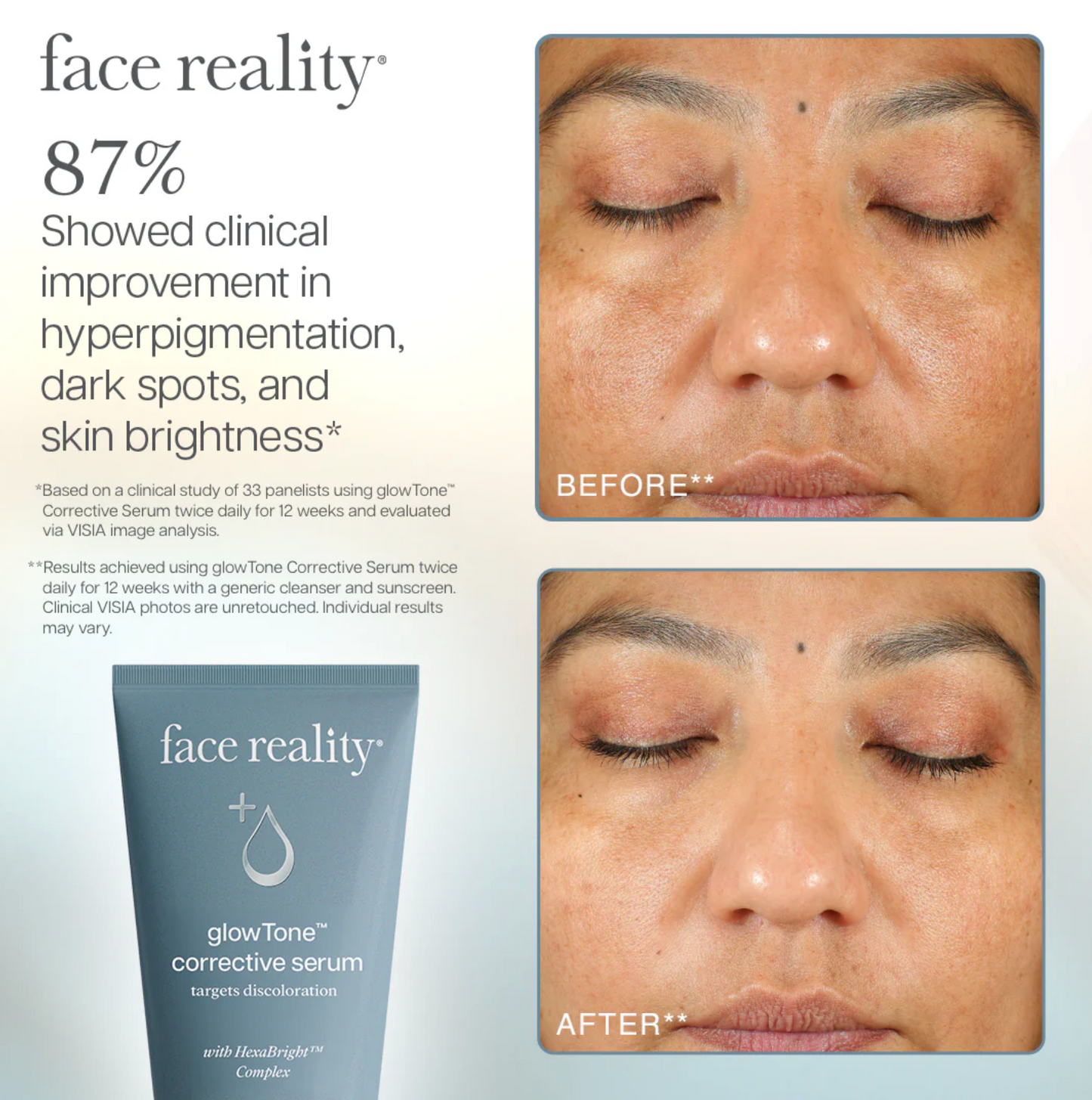 Face Reality GlowTone Corrective Serum