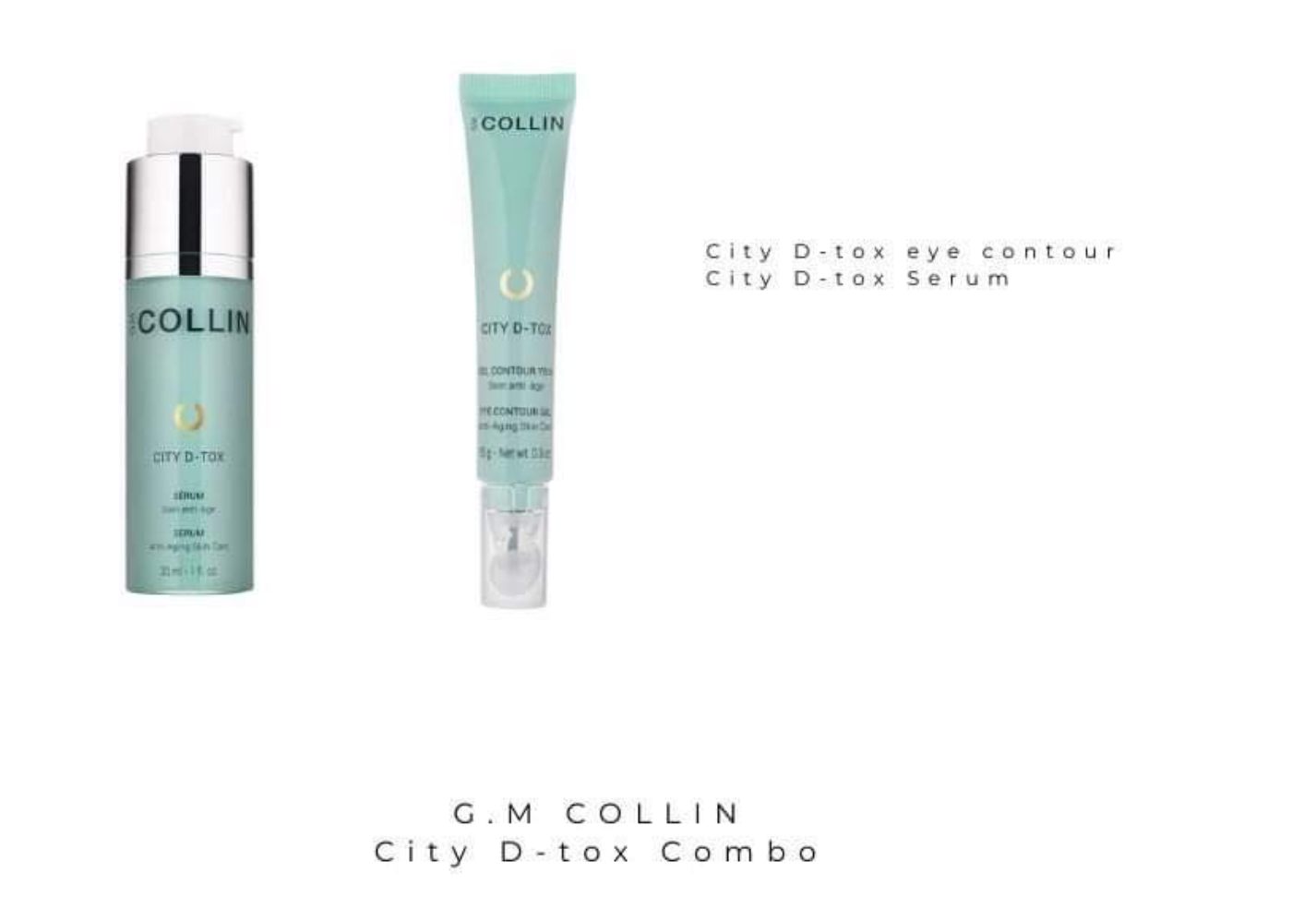 Set G.M Collin City Detox Combo